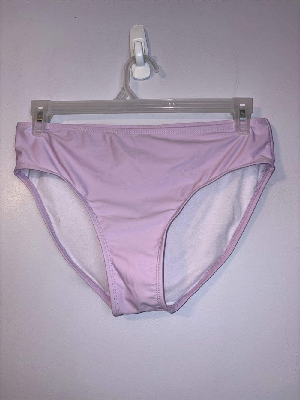 Crown & Ivy Lilac Purple Basic Bikini Bottom size L Crown Charm on back
